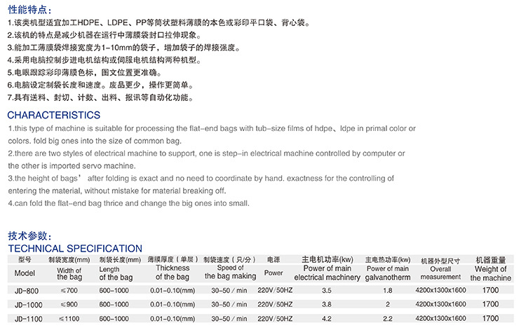 软式手提袋边封袋制袋机（单伺服或单进步）(图6)